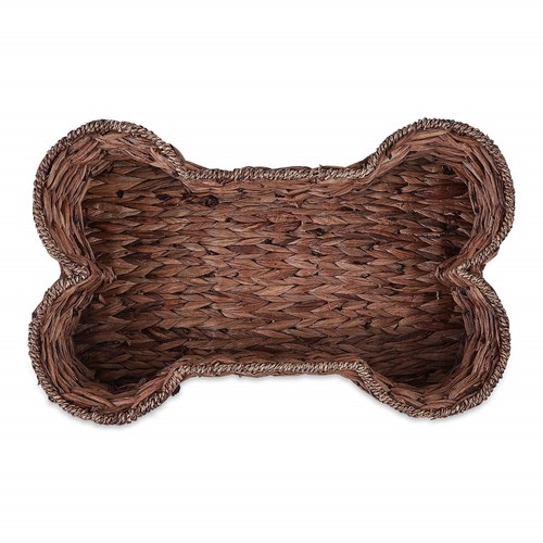 DII Dark Brown Hyacinth Bone Pet Basket Large - Bild 2 von 5