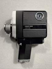 Vintage Argus 803 Super 8 Instant Load Movie Camera Untested Black Silver