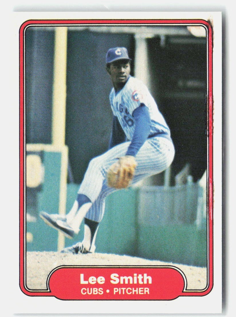 1982 Fleer #603b Lee Smith