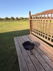 Wagner Ware Cast Iron Frying Pan Sidney -O- 6D Long Handle Flat-Bottomed