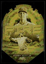 2022 Topps Fire #EF-29 Bobby Witt Jr. En Fuego Gold Minted