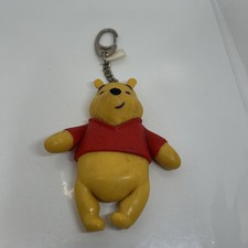 Vintage Large Winnie The Pooh Charm Zipper Pull  Keychain 2003
