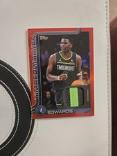 Topps Anthony Edwards Minnesota Timberwolves 2025-26 Memorabilia Card FRO-AE