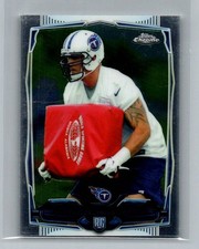 2014 Topps Chrome Taylor Lewan Mini Rookie RC Football Card. rookie card picture