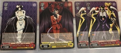 Overlord Vol 3 RR (Premium Booster ENG) Weiss Schwarz Lot Of 4