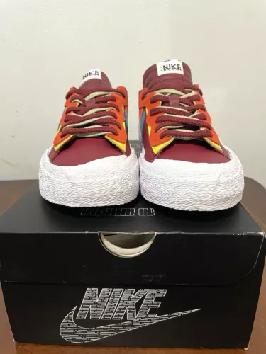 Size 9.5 - Nike KAWS x sacai x Blazer Low Team Red