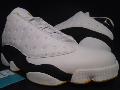 NIKE AIR JORDAN XIII 13 RETRO LOW WHITE BLACK MAIZE YELLOW BRED