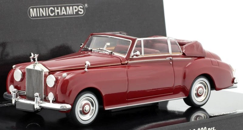 ROLLS ROYCE Silver Cloud II Cabrio - 1960 - darkred - Minichamps 1:43 - Imagen 3 de 4