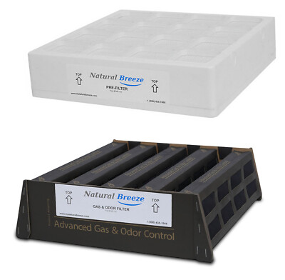 NATURALBREEZE Filter IntendedAs Replacement 4 IQAir PreMax V5-CELL fit HealthPro
