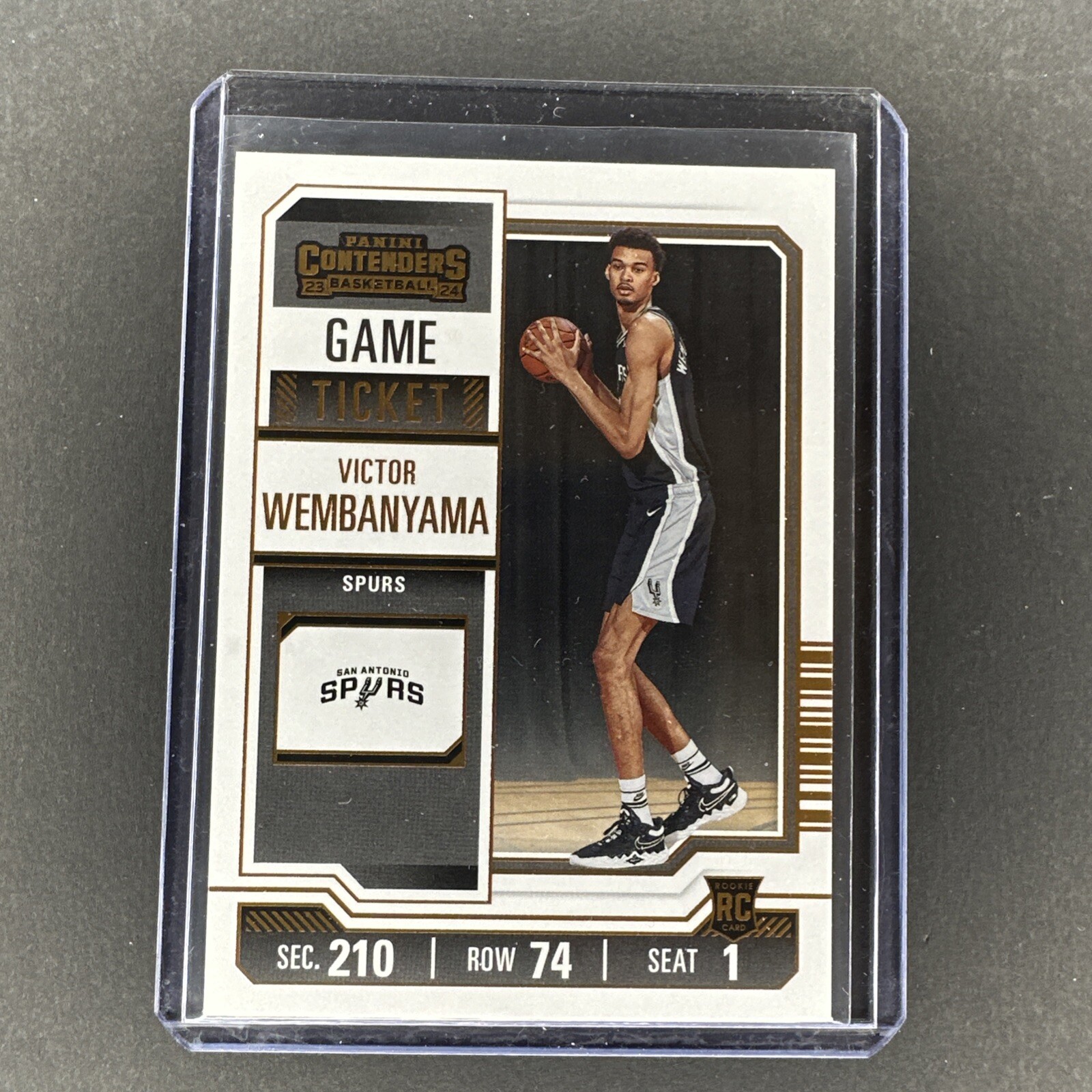 Victor Wembanyama 2023-24 Panini Contenders Season Ticket Bronze #11