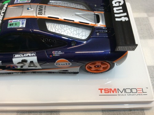 1:43 TSM 124336 1995 MCLAREN F1 GTR # 24 GULF RACING LE MANS 24 hr BLUNDELL - Picture 8 of 9