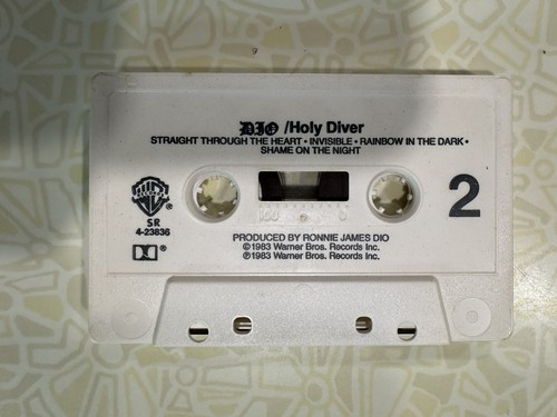DIO album cassette tape Holy diver - Picture 6 of 7