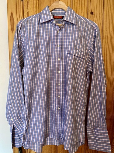 Austin Reed Check Long Sleeve Shirt - Men’s Size 15.5 - Picture 3 of 3