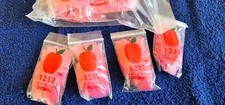 1212 1/2"X1/2" Pink Color Apple Brand Bags Mini Reclosable Baggies 1000