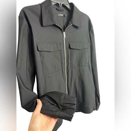 J. Lindeberg Jason Full Zip Jacket Black NWT Size Small - Picture 5 of 7
