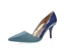 Womens LANVIN blue multi-color patent leather...