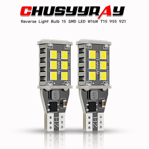 For BMW 5Series F10 2010-2016 - 2x W16W/T15 LED Reverse Light Bulbs White 6000K