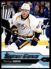 2016-17 Upper Deck Young Guns Pontus Aberg Rookie Nashville Predators #211 R14