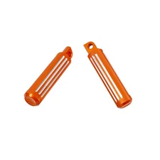 Orange Aluminum Male Mount Foot peg for Harley 2024 Touring Passenger FLTRX FLHR