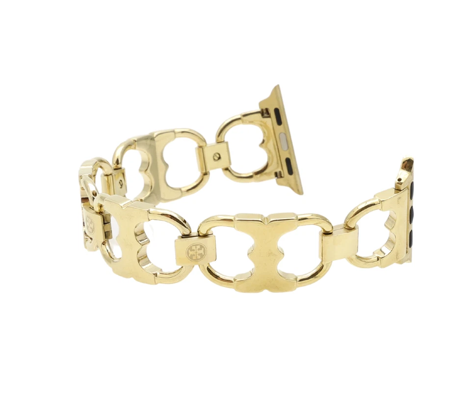 Correa de reloj Apple Tory Burch W1007 dorada con doble T de 20 mm 38-40 mm para mujer Foto 2 de 4