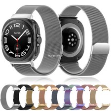 For Samsung Galaxy Watch 7 Ultra 47mm Milanese Loop Steel Mesh Band Wrist Strap