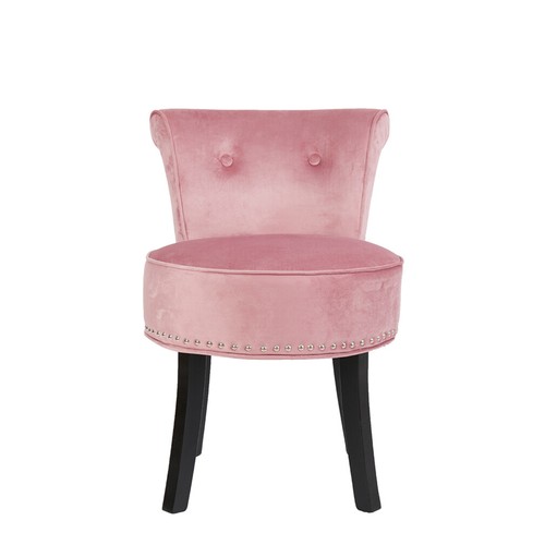 Large Vanity Wood Velvet Sponge Dressing Stool Padded Chair Makeup Seat Bedroom - Picture 24 of 26