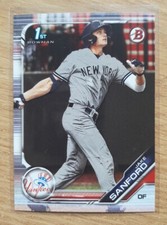2019 BOWMAN DRAFT JAKE SANFORD #82 NEW YORK YANKEES