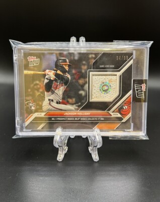 Jackson Holliday Game-used Base Relic Black /99 - MLB Debut 2024 