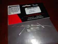 NEW Fender Slotted Screws 12 For Vintage '50s Tele Neck Pickup, NICKEL