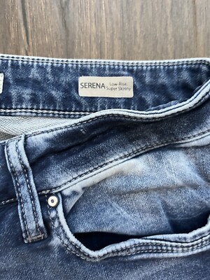 Mavi Womens Serena Low Rise Super Skinny Jeans Sz 27/32