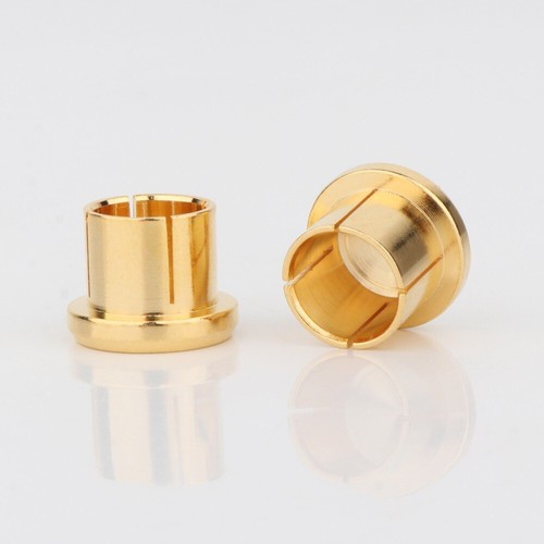 12pcs Noise Stopper Gold Plated RCA Plug Caps under inset Material Brass for AMP - Picture 7 of 12