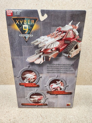 Vintage 1999 Ban Dai Fox Kids Xyber 9 Pounder Army Tank Sealed New - Picture 5 of 8