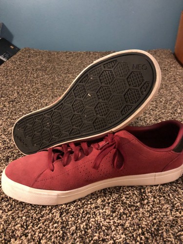 Adidas Neo Label Low Top Red Suede Leopard Print Shoes/Sneakers Mens 12 - Picture 13 of 13