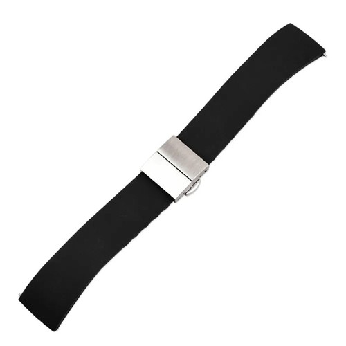 Silicone Rubber Watch Strap Wrist Bracelet 14mm 16mm 18mm 22mm 24mm - Picture 8 of 12
