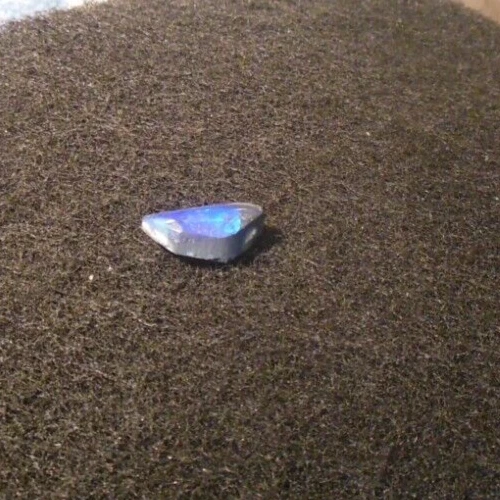 Lightning Ridge Australian Semi-black loose Opal Gemstone, Natural 8.8ct, VIDEO! - Image 3 of 3