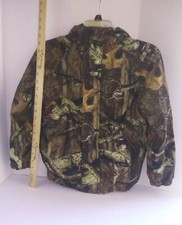 Redhead Sqaultex waterproof camouflage rainjacket W/ hood youth SZ M/8. Coat