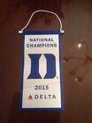 Duke Blue Devils Miniature National Champions 2015 Hanging Banner