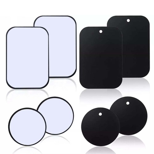 Magnetic Car Phone Holder Replacement Mobile Metal Plate Sticky Phone Plate LOT - Zdjęcie 2 z 17