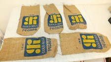 Lot Of 5 Vintage Gold Kist Pecans Burlap Bag ...