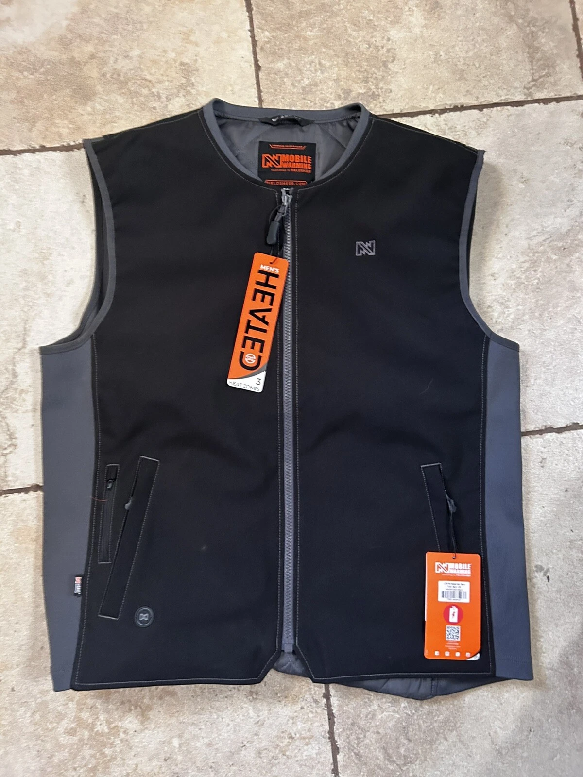 Mobile Warming 7.4V Utw Pro Heated Vest Mens Black 2X-Large