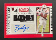 2019 Panini Contenders Draft - DaMarkus Lodge #153 Ole Miss Rebels - RC AUTO