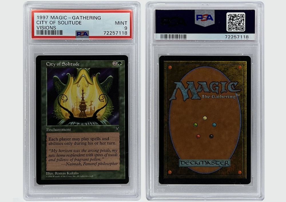 MTG 1997 Visions City of Solitude - Magic the Gathering MINT *** PSA 9 ***