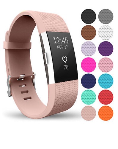 For Fitbit Charge 2 Strap Sports Wrist Band Silicone Replacement Small Large - Picture 7 of 15
