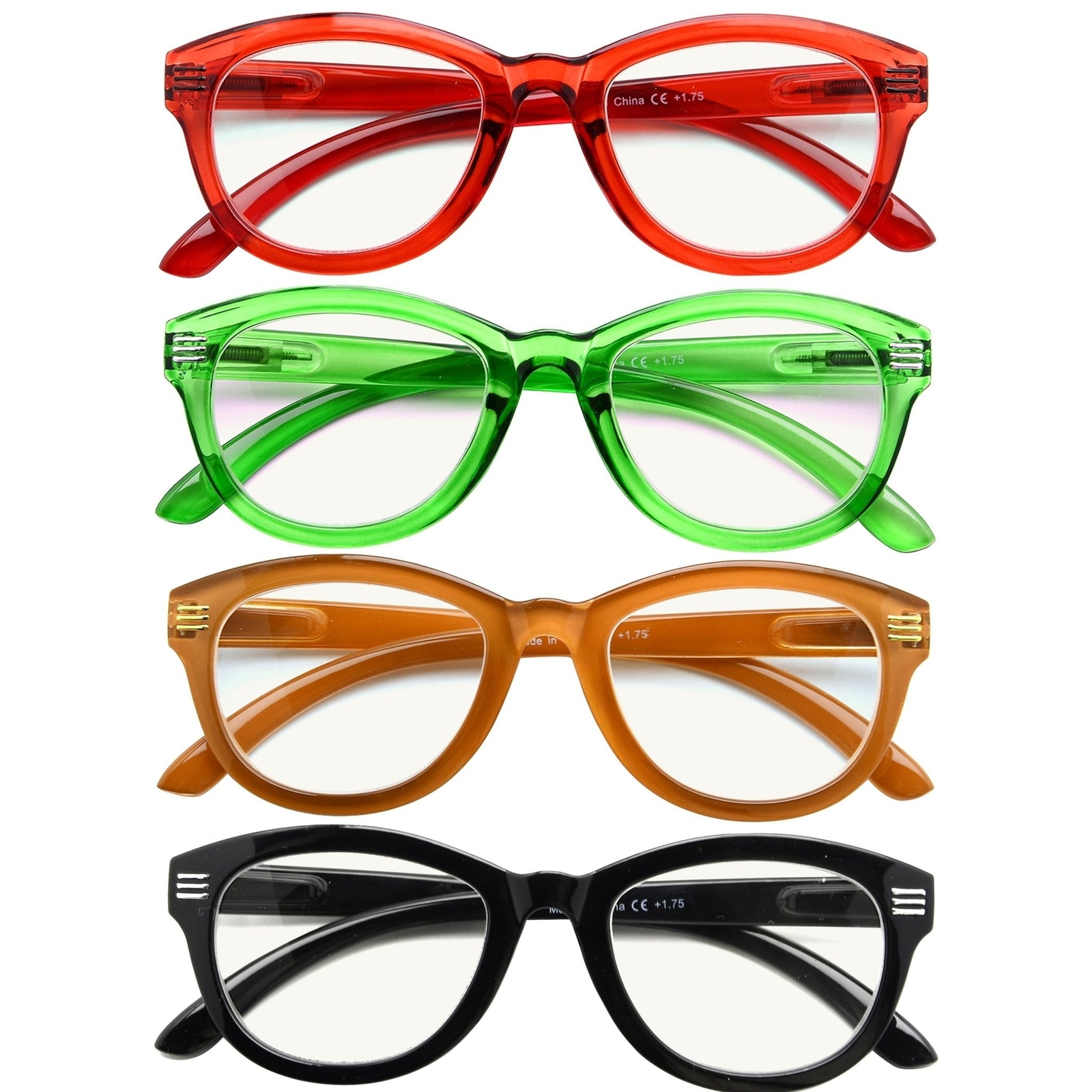 4 Pack Progressive Multifocus Reading Glasses - image 2