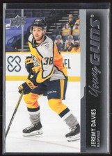 2021-22 Upper Deck #237 Jeremy Davies Young Guns Rookie