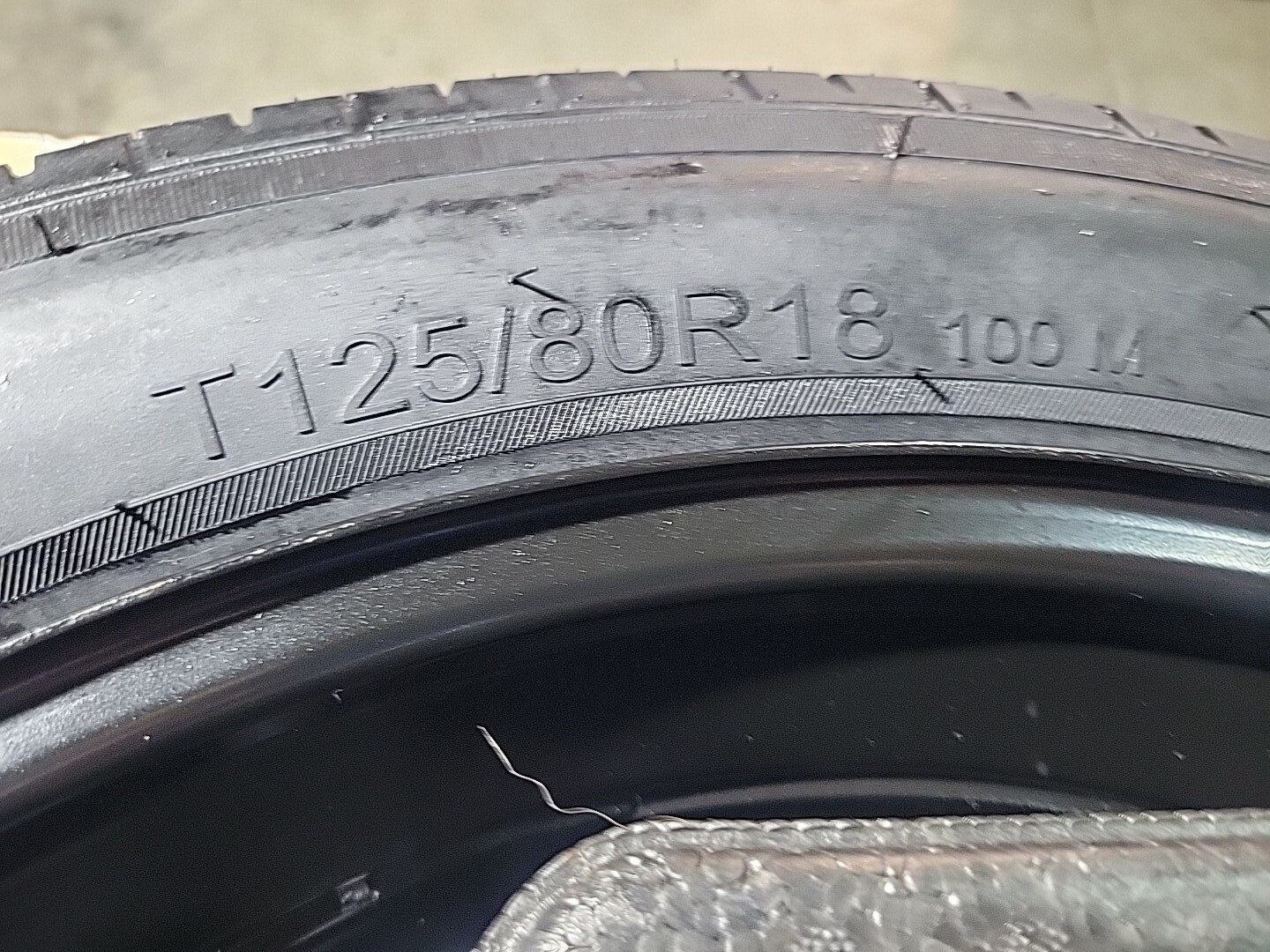 20172024 Volvo xc90 Spare Tire Wheel Rim with Jack Kit tools 18" t125