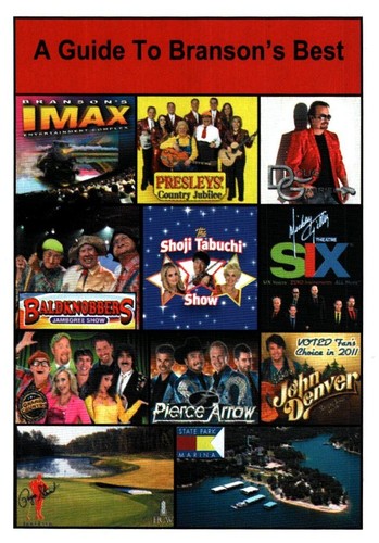 Tarjeta de juego publicitaria vintage Branson Missouri - Imagen 2 de 2