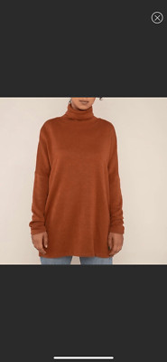 Boutique brand sweater, burnt orange size medium