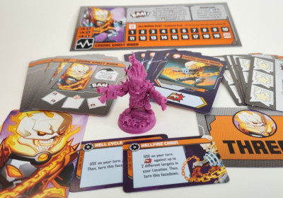 Cosmic Ghost Rider from Marvel United Multiverse Season 3 CMON mini kickstarter 