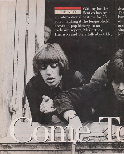 Newsweek, ""Meet The Beatles (Again)"" 23. Oktober 1995 (KEIN ADRESSETIKETT) - Bild 3 von 7